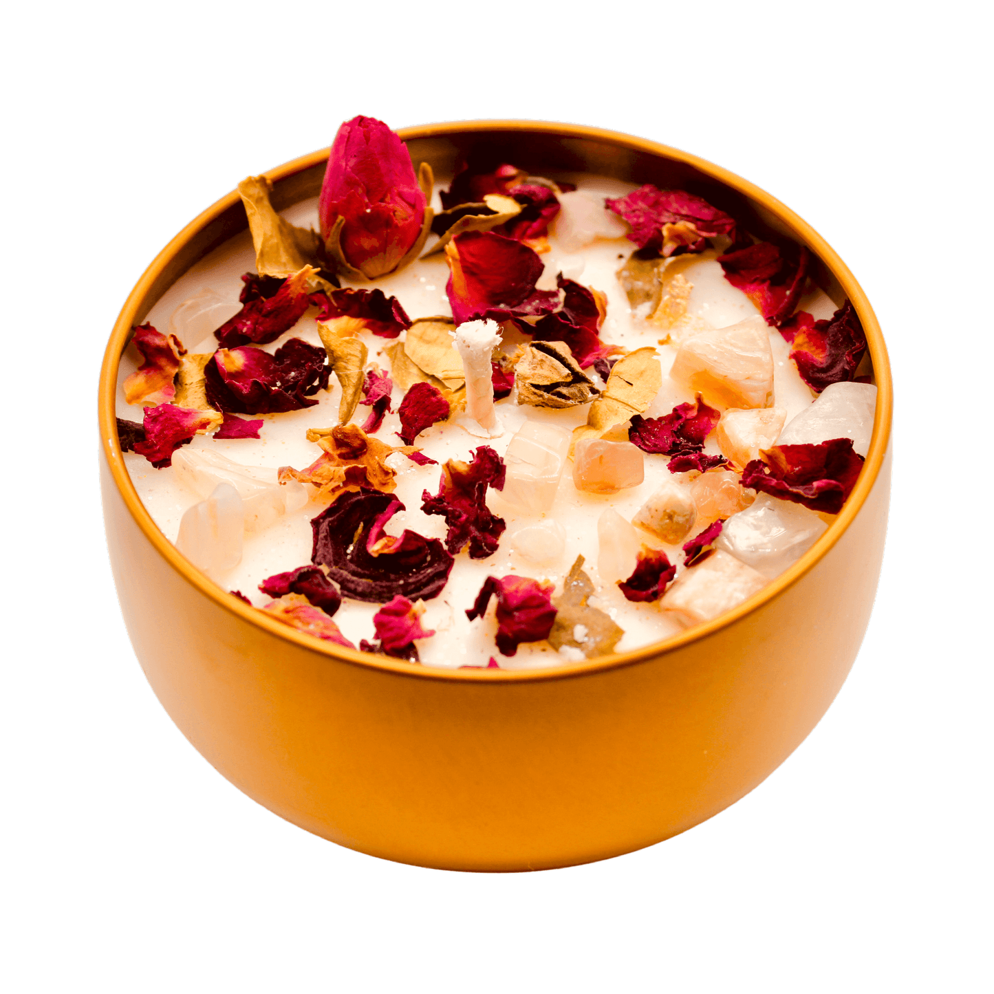 New Beginnings - Tin Crystal Candle