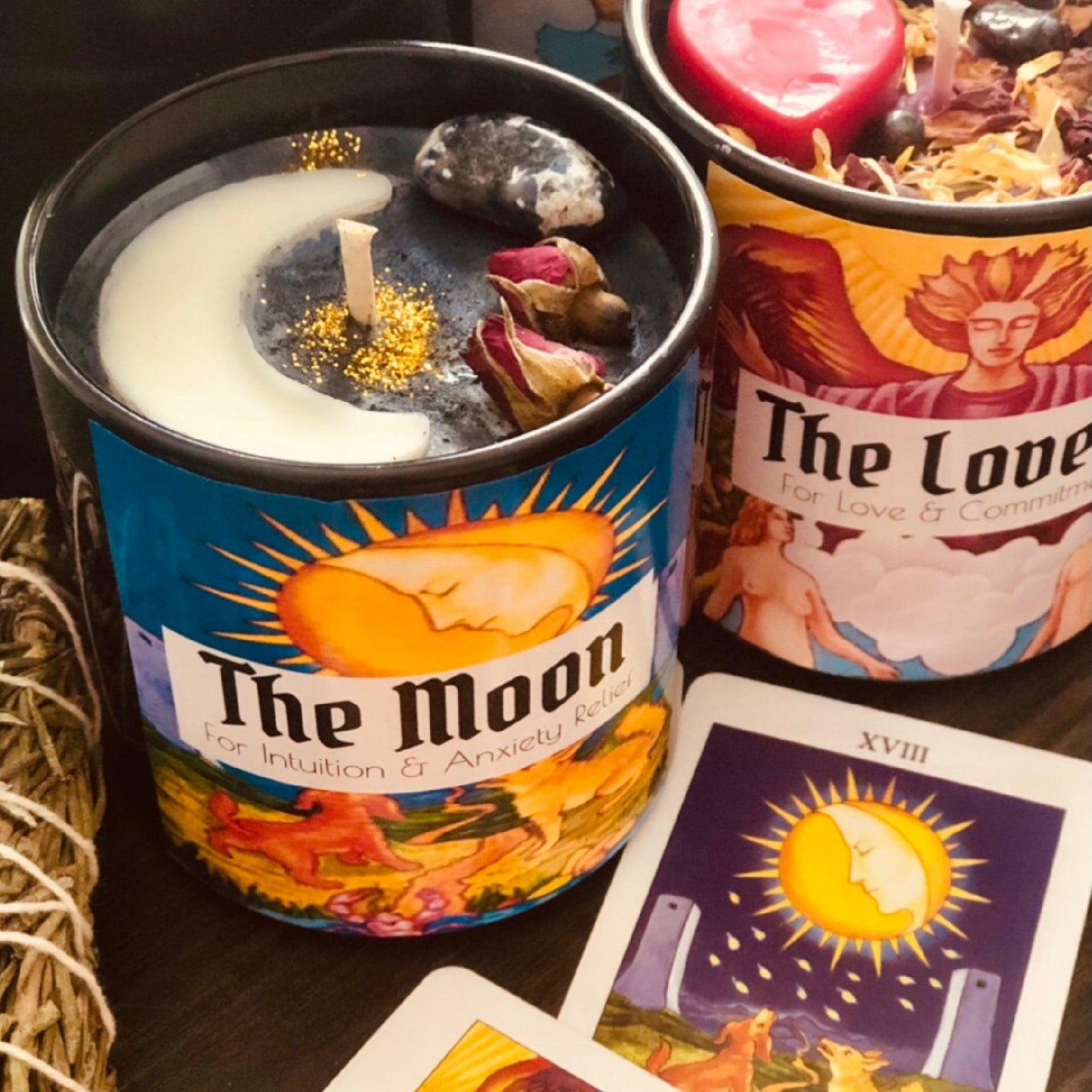 The Moon - Tarot Candle