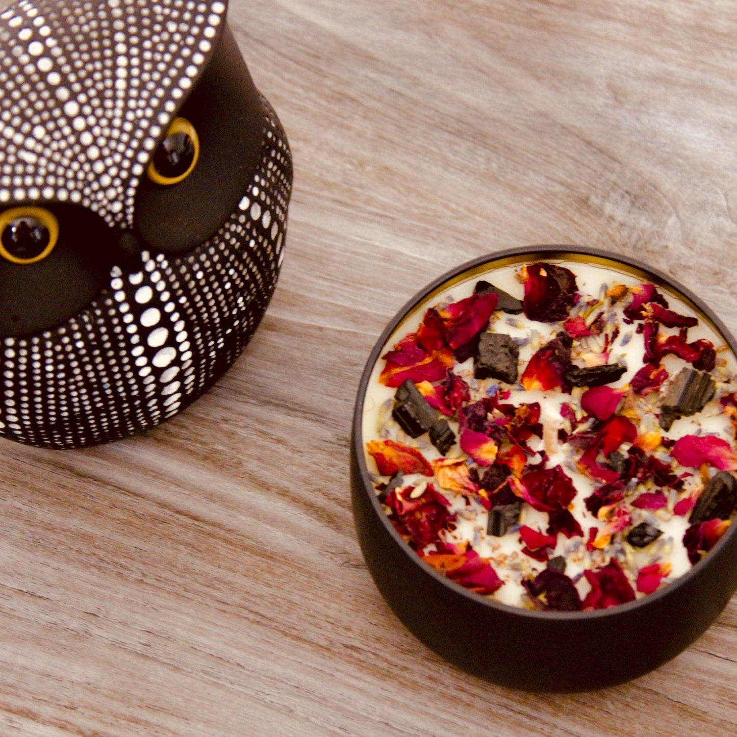 Good Vibes - Tin Crystal Candle