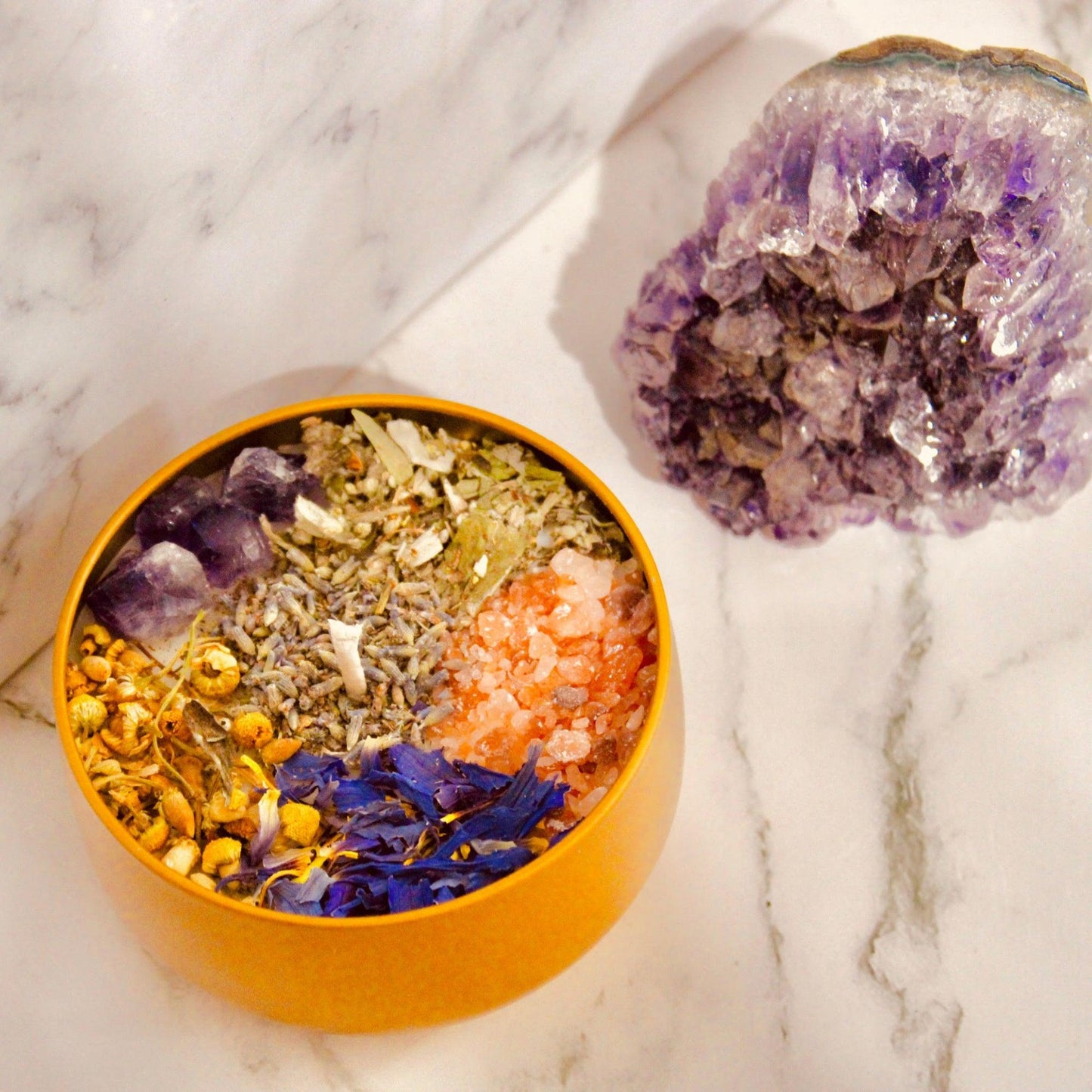 Intuition Enhancer - Tin Crystal Candle