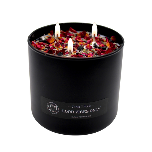 Good Vibes - Crystal Candle