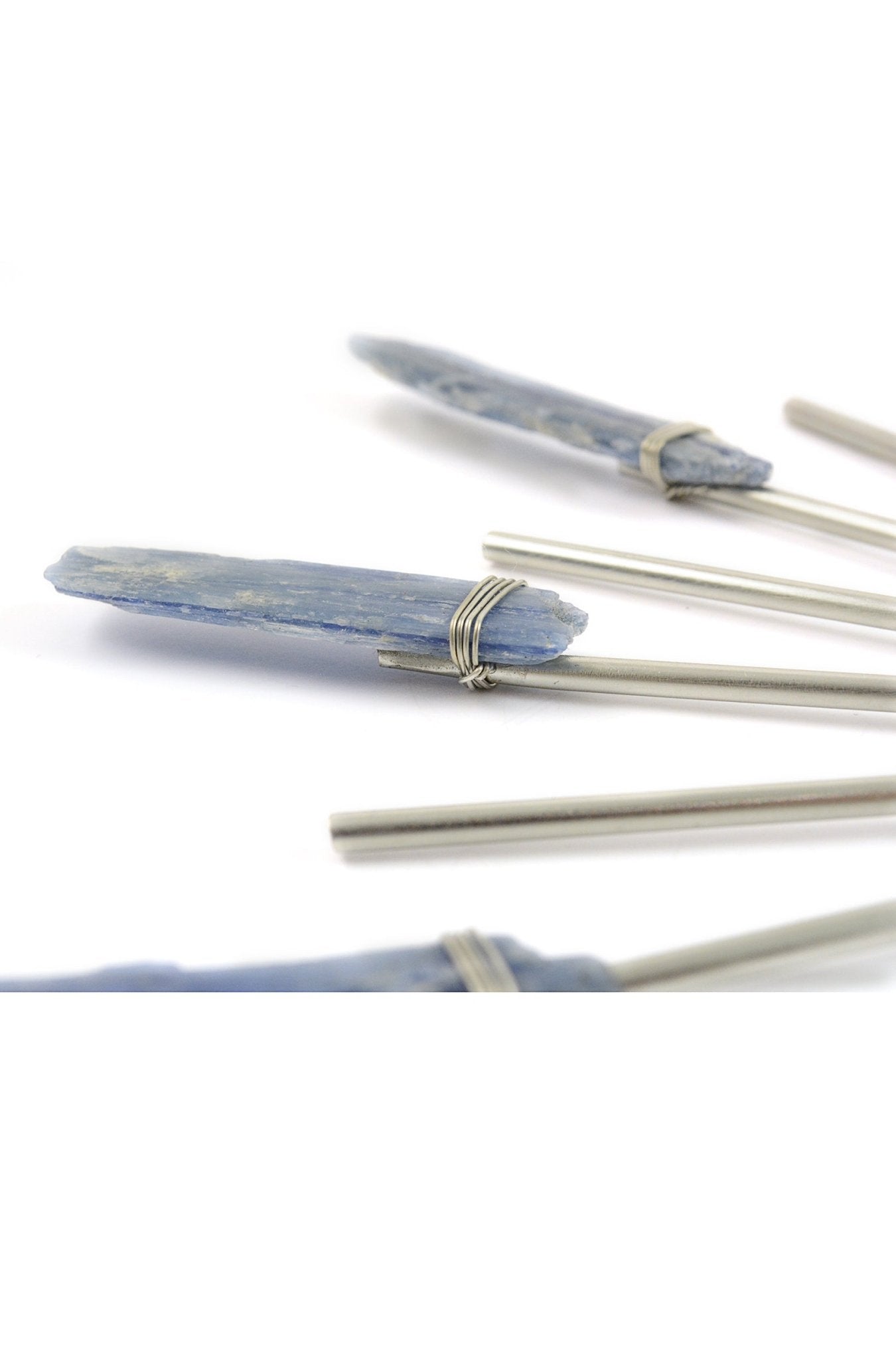 Sunburst Healing Crystal Grid - Blue Kyanite