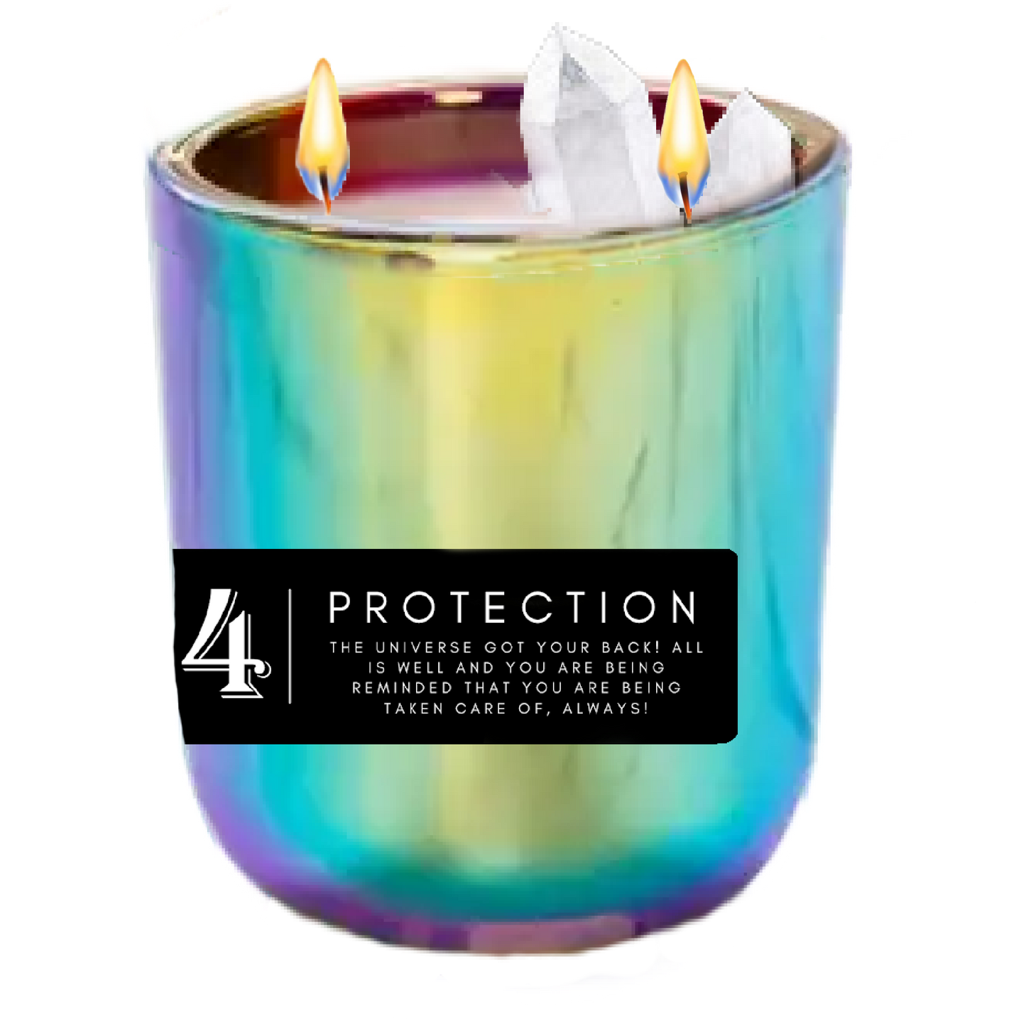 444 Angel Number Candle (Protection)