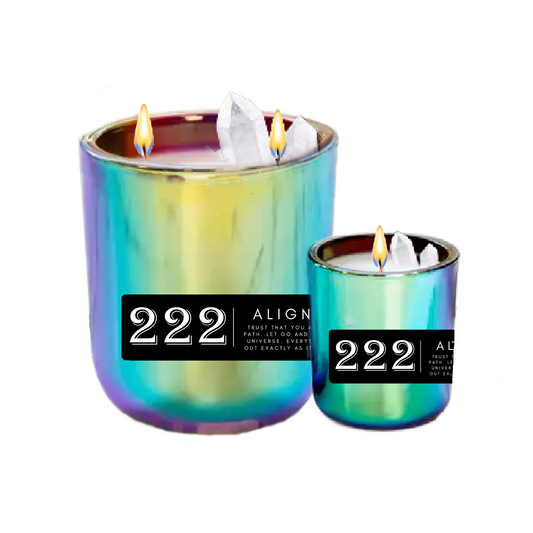 222 Angel Number Candle (Alignment)