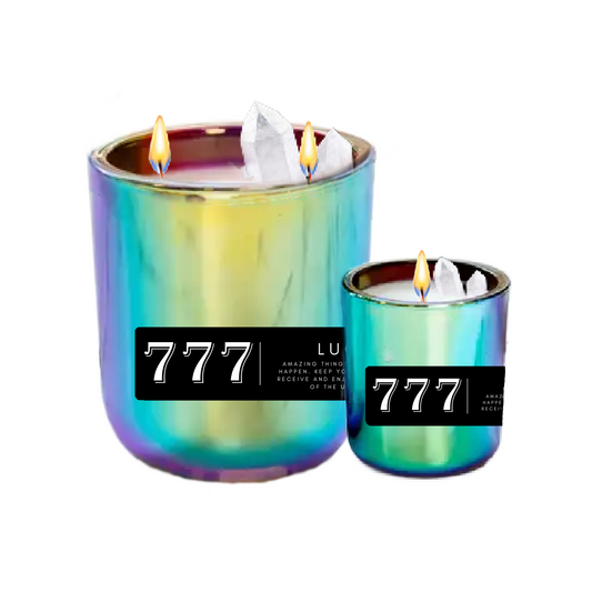 777 Angel Number Candle (Luck)