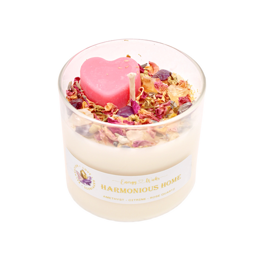 Harmonious Home - Crystal Candle