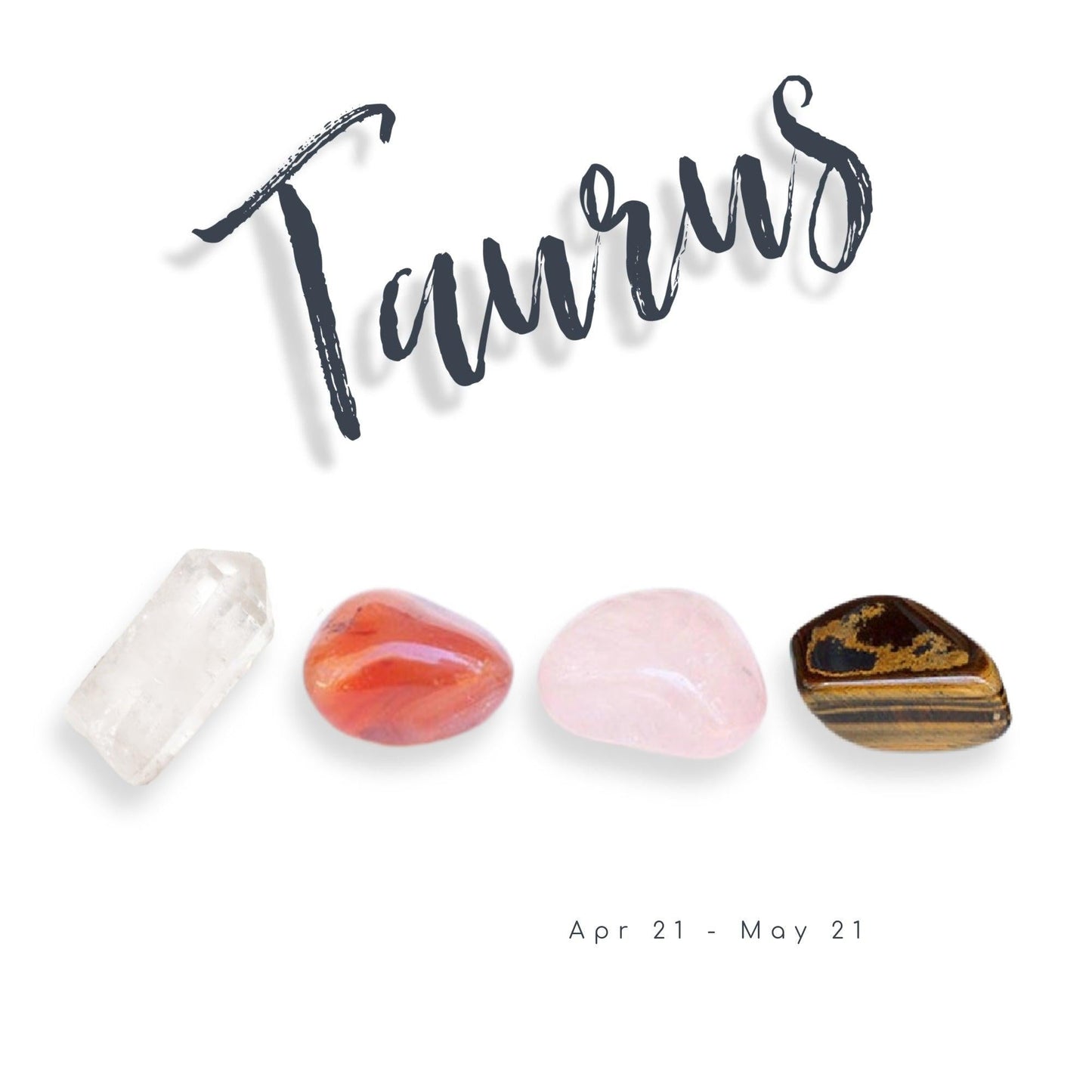 Taurus Zodiac Crystal Set