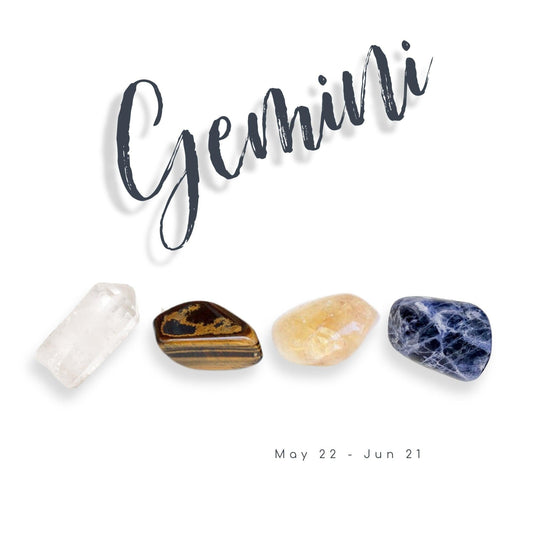 Gemini Zodiac Crystal Set