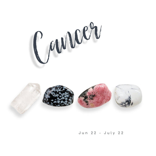 Cancer Zodiac Crystal Set by Energy Wicks