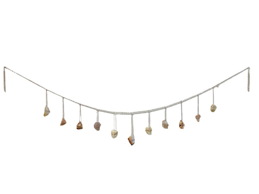 Warm Tonal Healing Crystal Garland